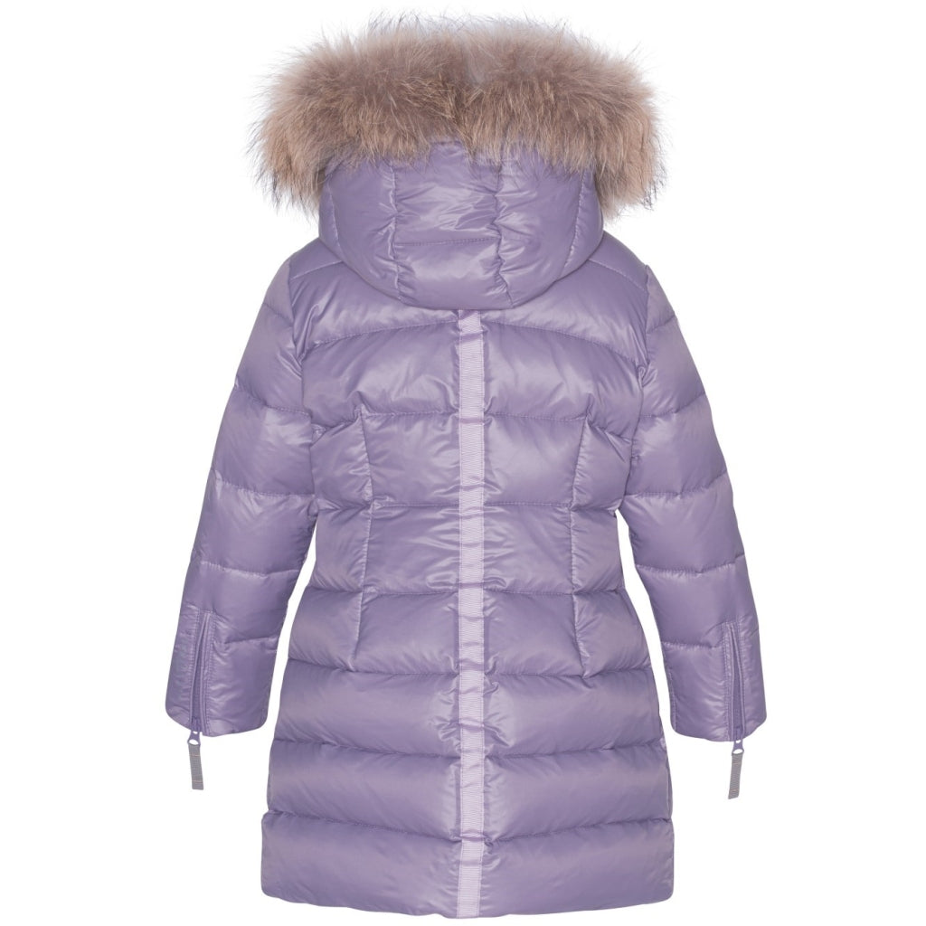 VER de TERRE Pige dunfrakke med pels Dunfrakke med pels 575 Dewberry