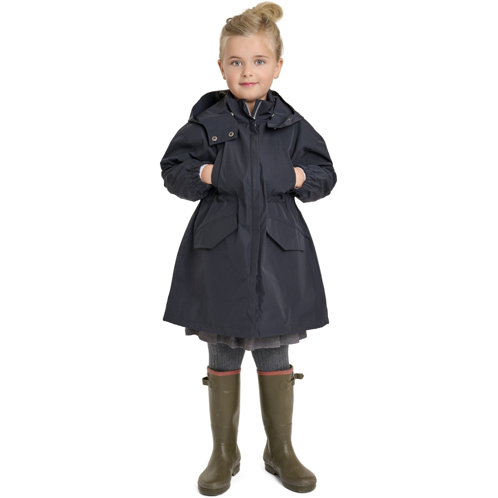 VER de TERRE Pige forårs parkafrakke Frakke 600 Navy