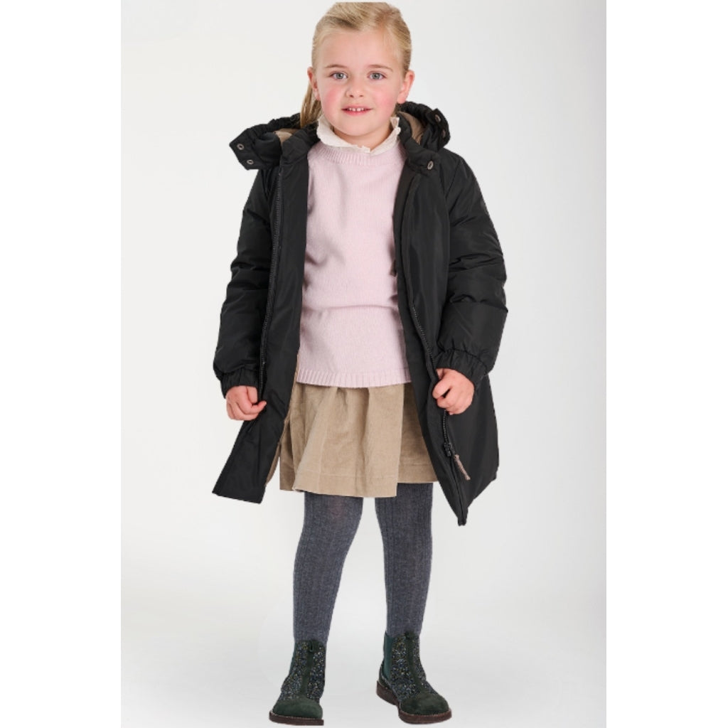 VER de TERRE Pige parkafrakke Frakke 913 Black/caramel