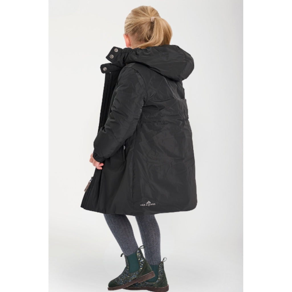 VER de TERRE Pige parkafrakke Frakke 913 Black/caramel