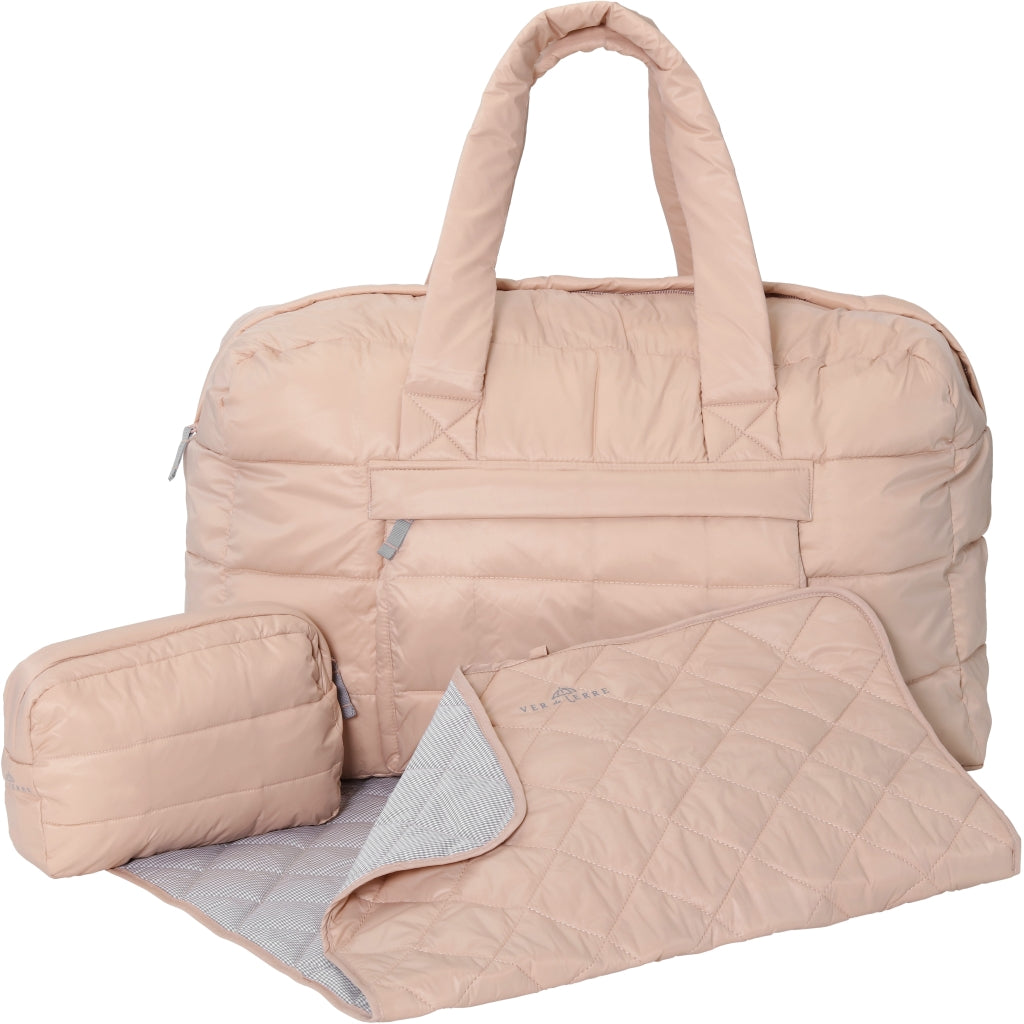 VER de TERRE Pusletaske i dun Pusletaske 415 Mahogany rose