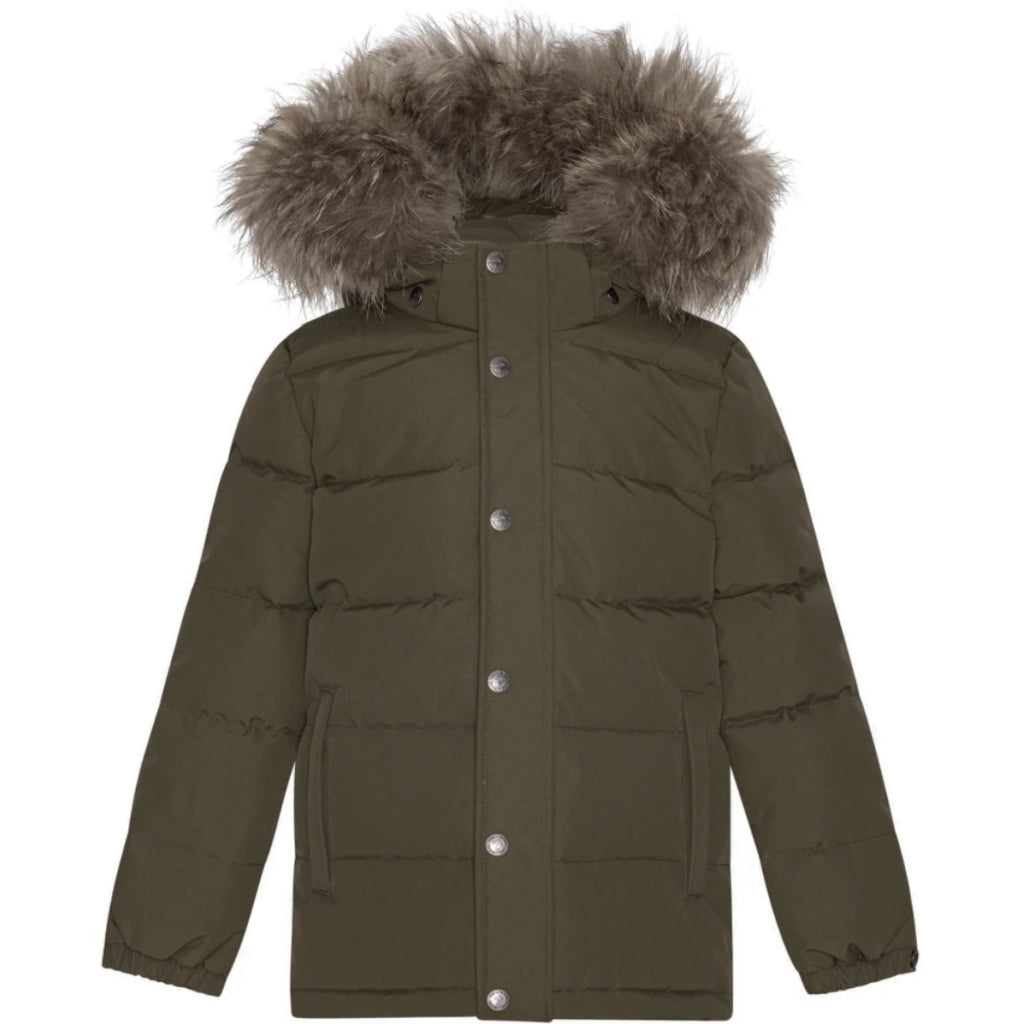 VER de TERRE Vinter dunjakke med pels Dunjakke med pels 875 Crocodile