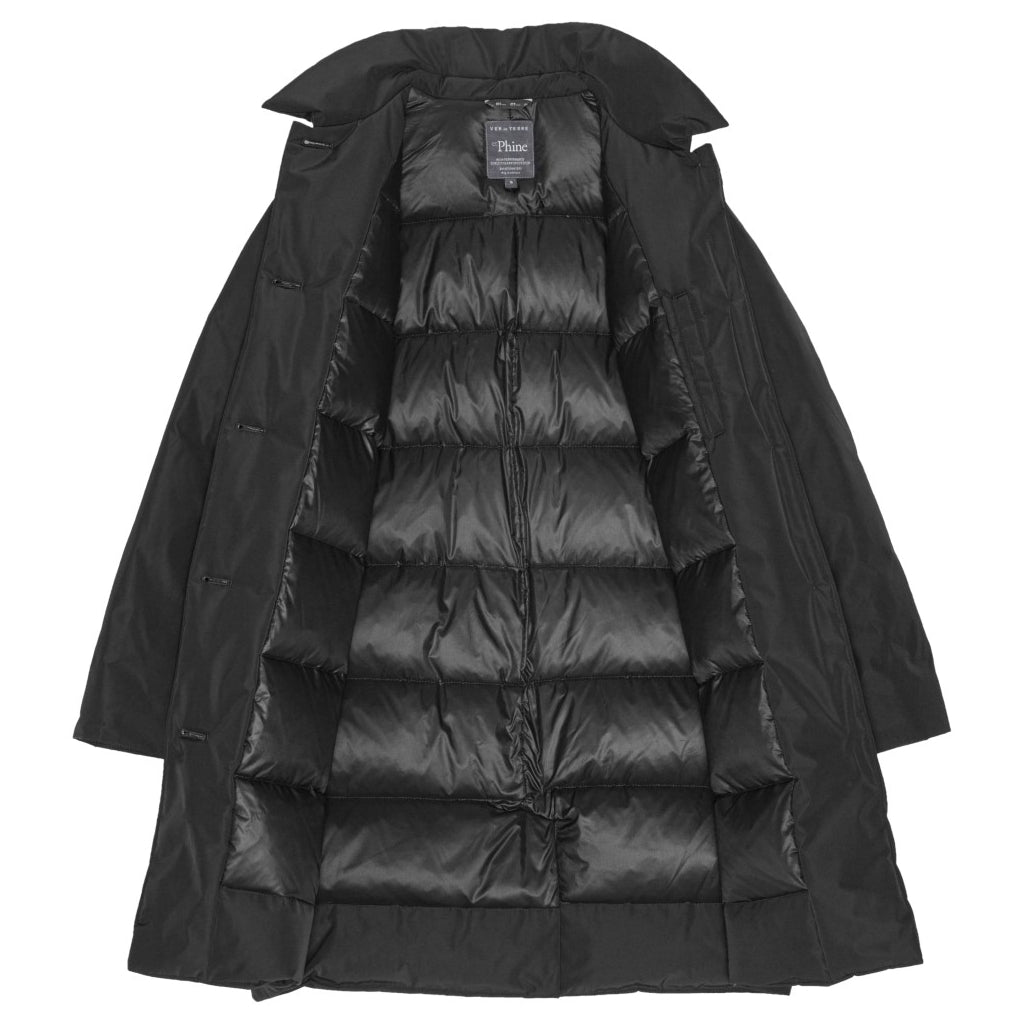 VER de TERRE Womans down coat Dunfrakke 600 Navy