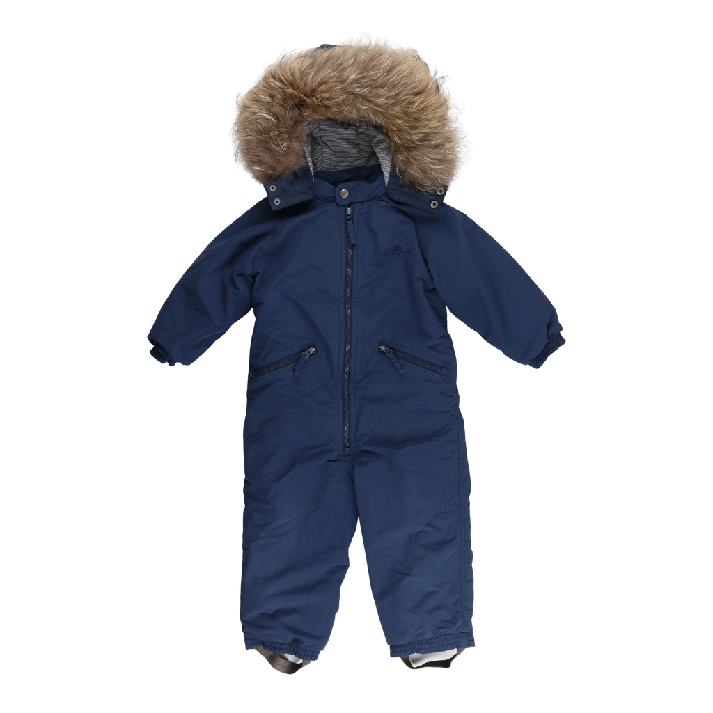 RE-LOVE Flyverdragt med pels - Navy