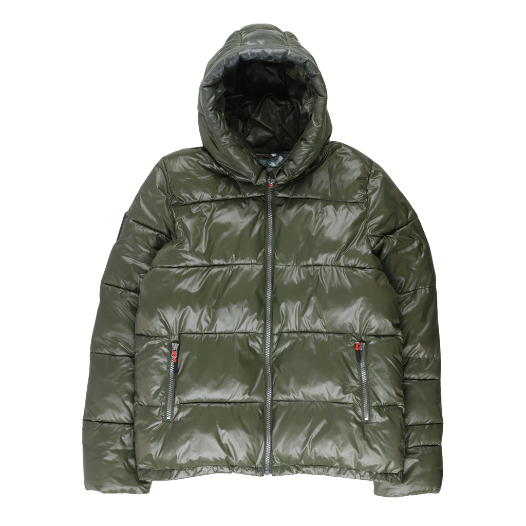 RE-LOVE Mountain men's jacket - Dark moss