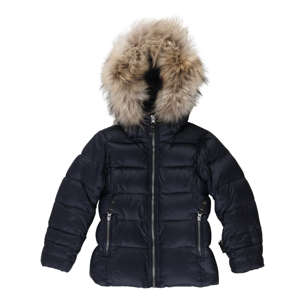 RE-LOVE Girls' down jacket with fur - Heather