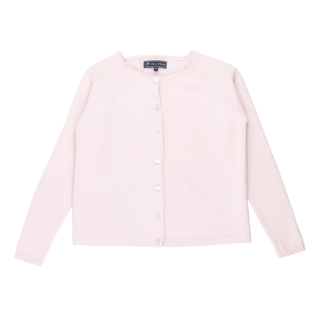 RE-LOVE Cashmere dame cardigan - Coffee mélange
