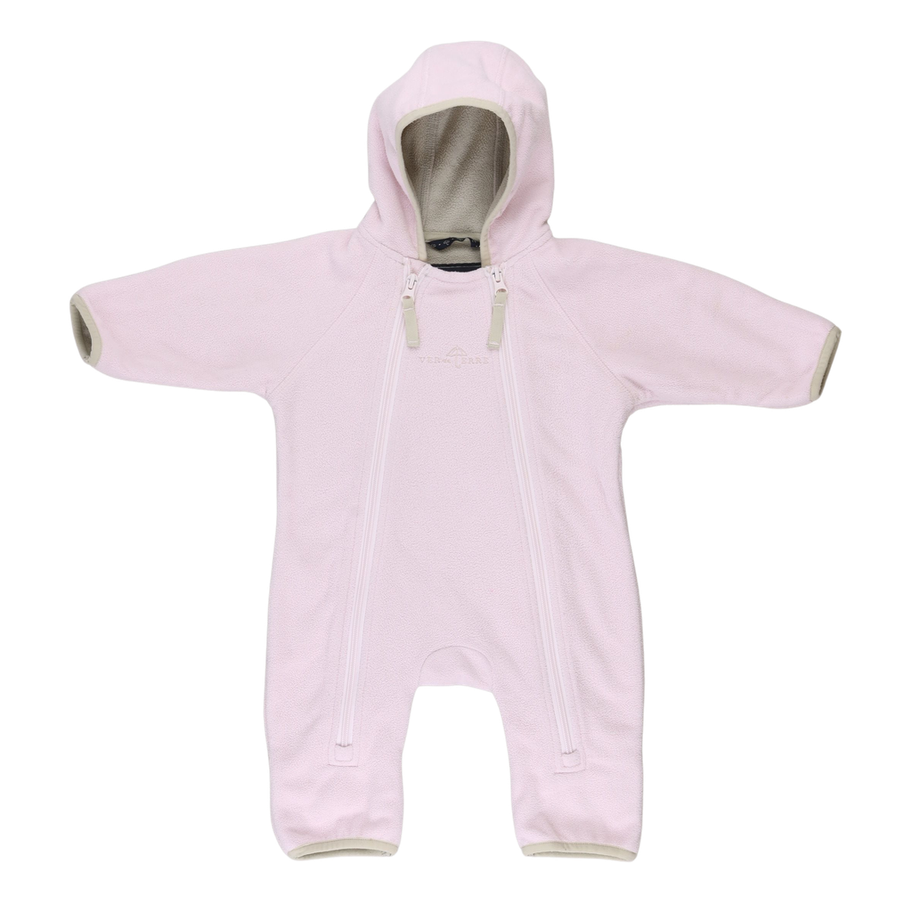 RE-LOVE Baby fleecedragt - Mahogany rose/mocca