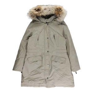 RE-LOVE Arctic Women's Winter Coat with Fur - Caramel