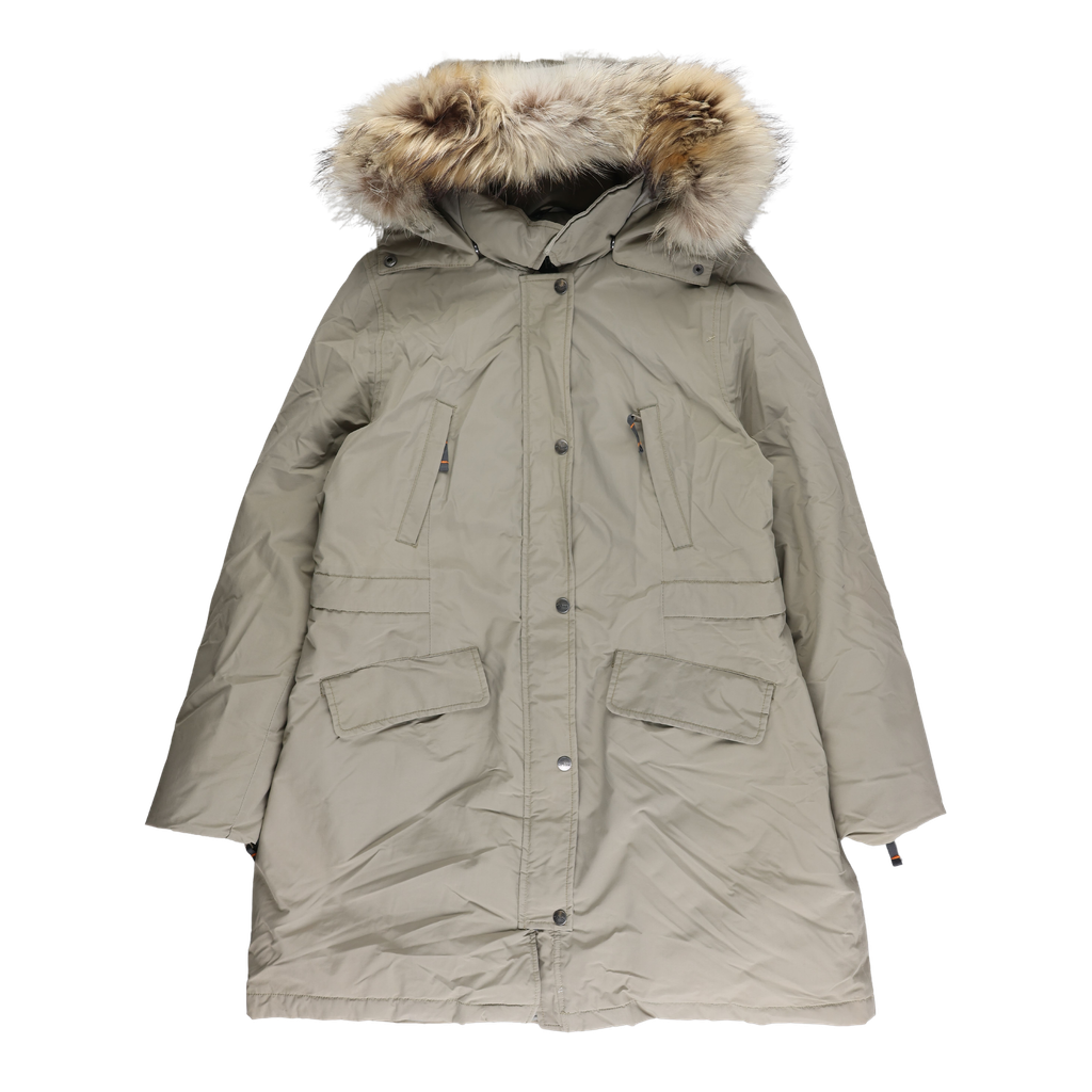 RE-LOVE Arctic Women's Winter Coat with Fur - Caramel