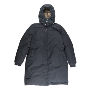 RE-LOVE Pige parkafrakke - Black/caramel