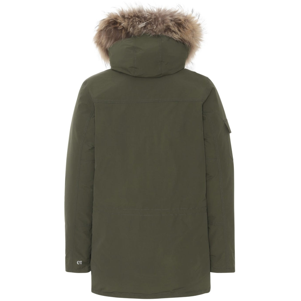 VER de TERRE Arktisk herre vinterjakke med pels Jakke 867 Dark moss