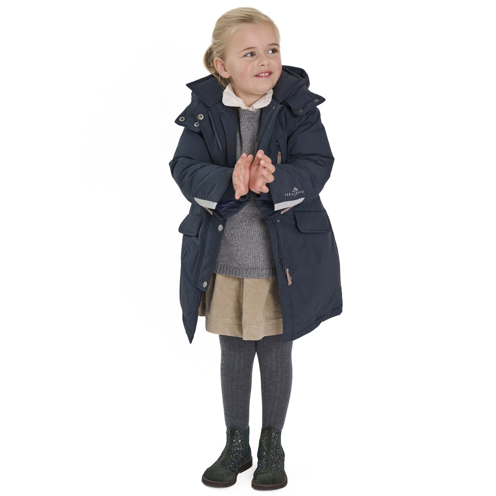VER de TERRE Arktisk pige vinterfrakke Frakke 600 Navy