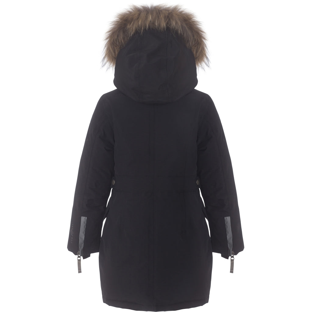VER de TERRE Arktisk pige vinterfrakke med pels Frakke med pels 099 Black