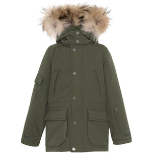 VER de TERRE Arktisk vinterjakke med pels Jakke 867 Dark moss