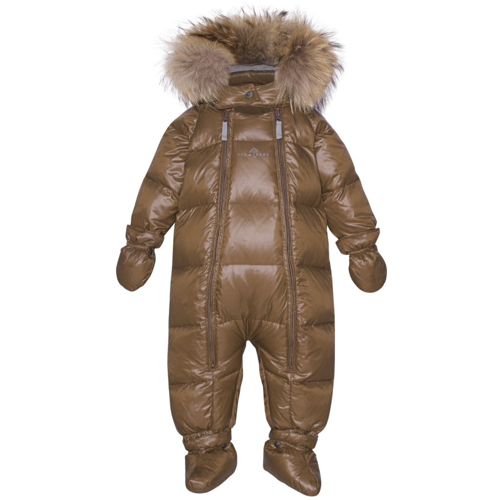 VER de TERRE Baby dunflyverdragt med pels Flyverdragt 903 Kangaroo