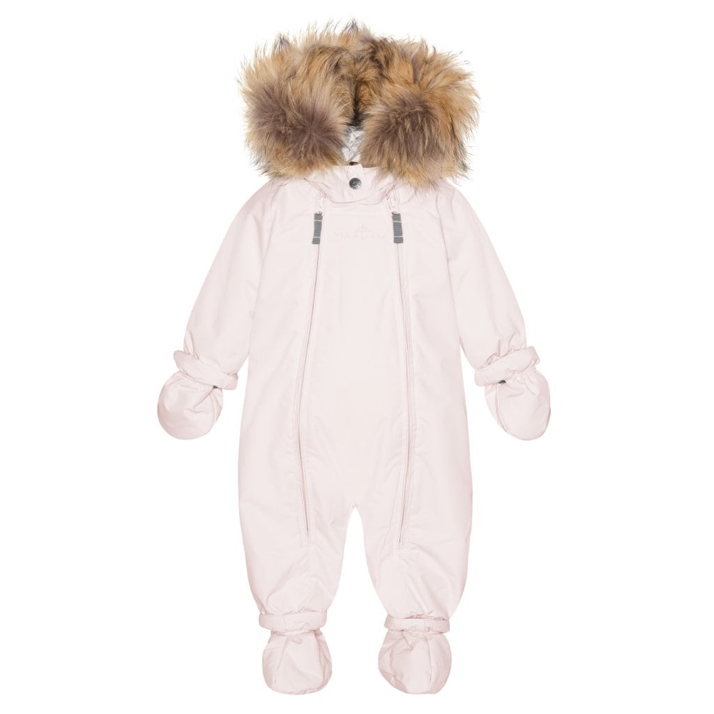 VER de TERRE Baby flyverdragt med pels Flyverdragt 405 Rose powder