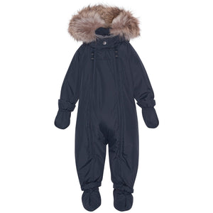 VER de TERRE Baby flyverdragt med pels Flyverdragt med pels 600 Navy