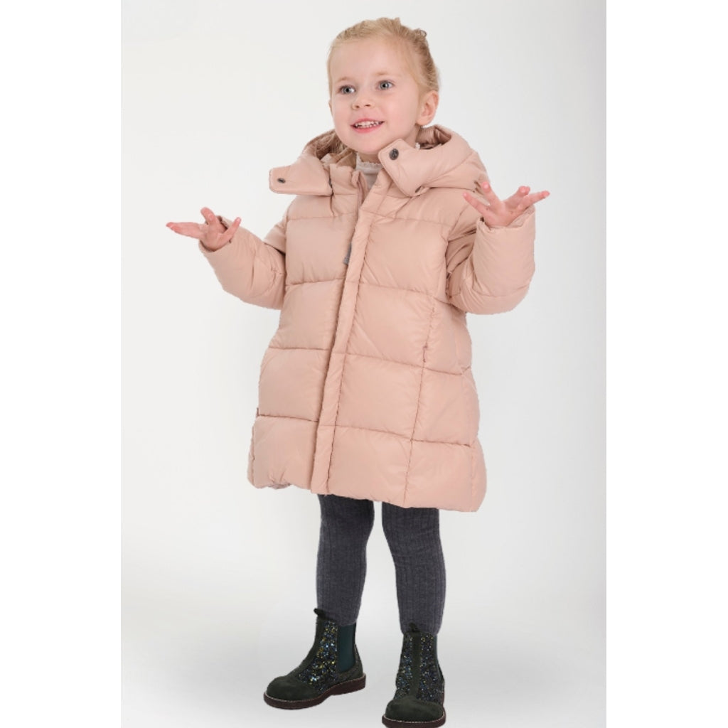 VER de TERRE Babypige dunfrakke Dunfrakke 415 Mahogany rose