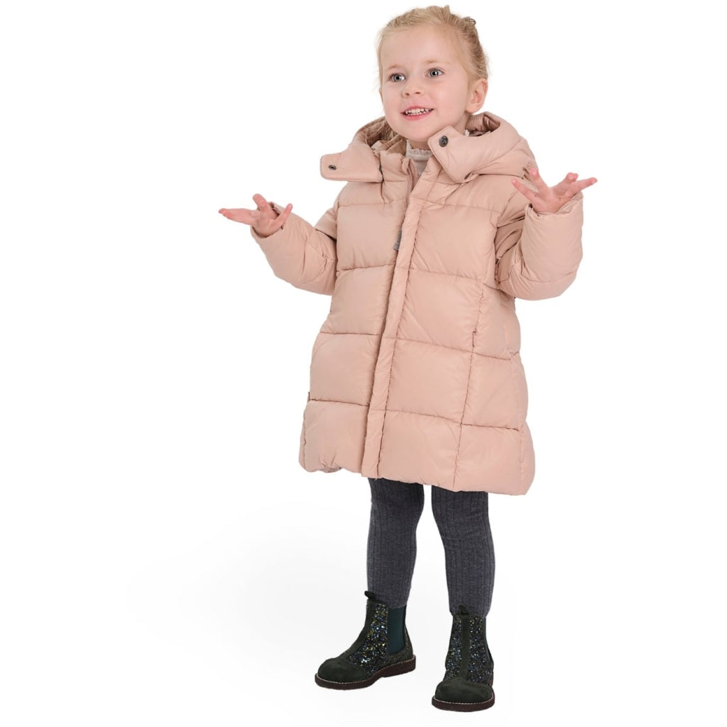 VER de TERRE Babypige dunfrakke Dunfrakke 912 Caramel