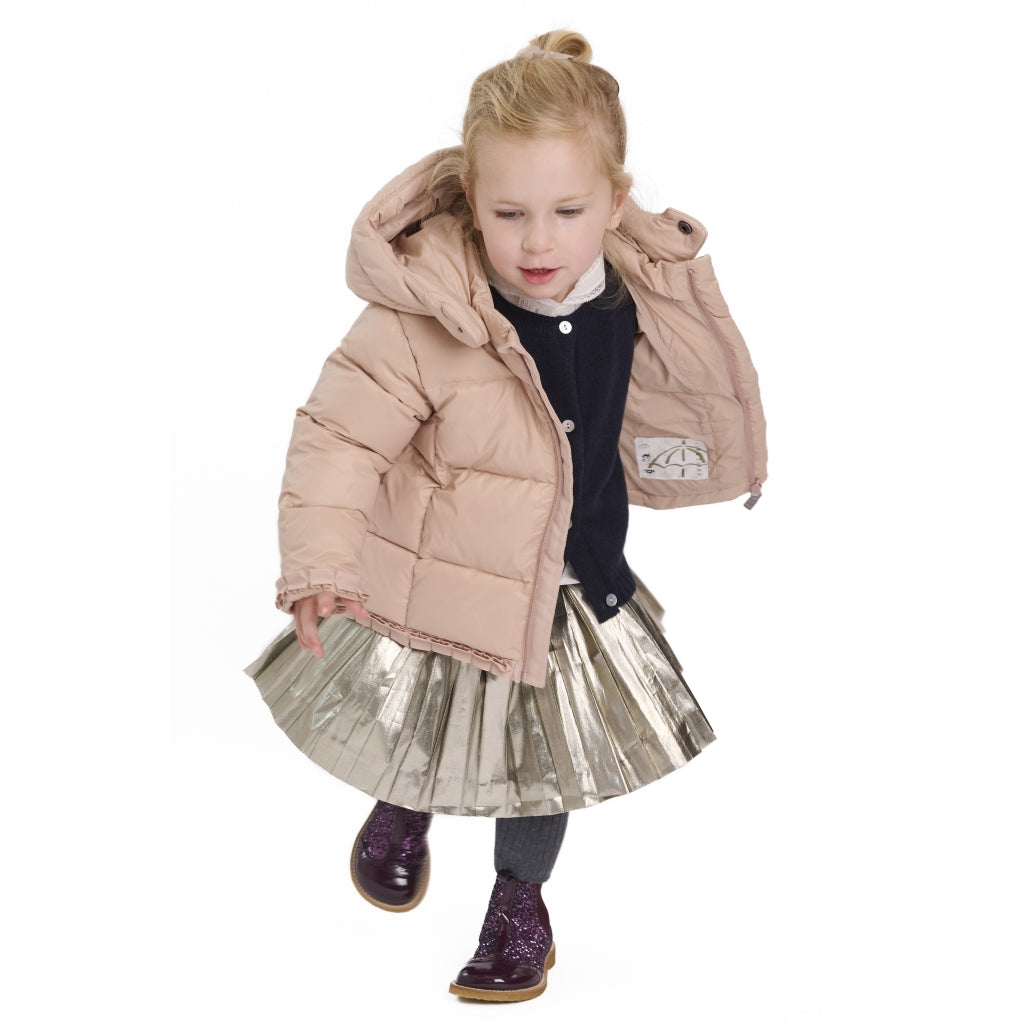 VER de TERRE Babypige dunjakke Dunjakke 415 Mahogany rose