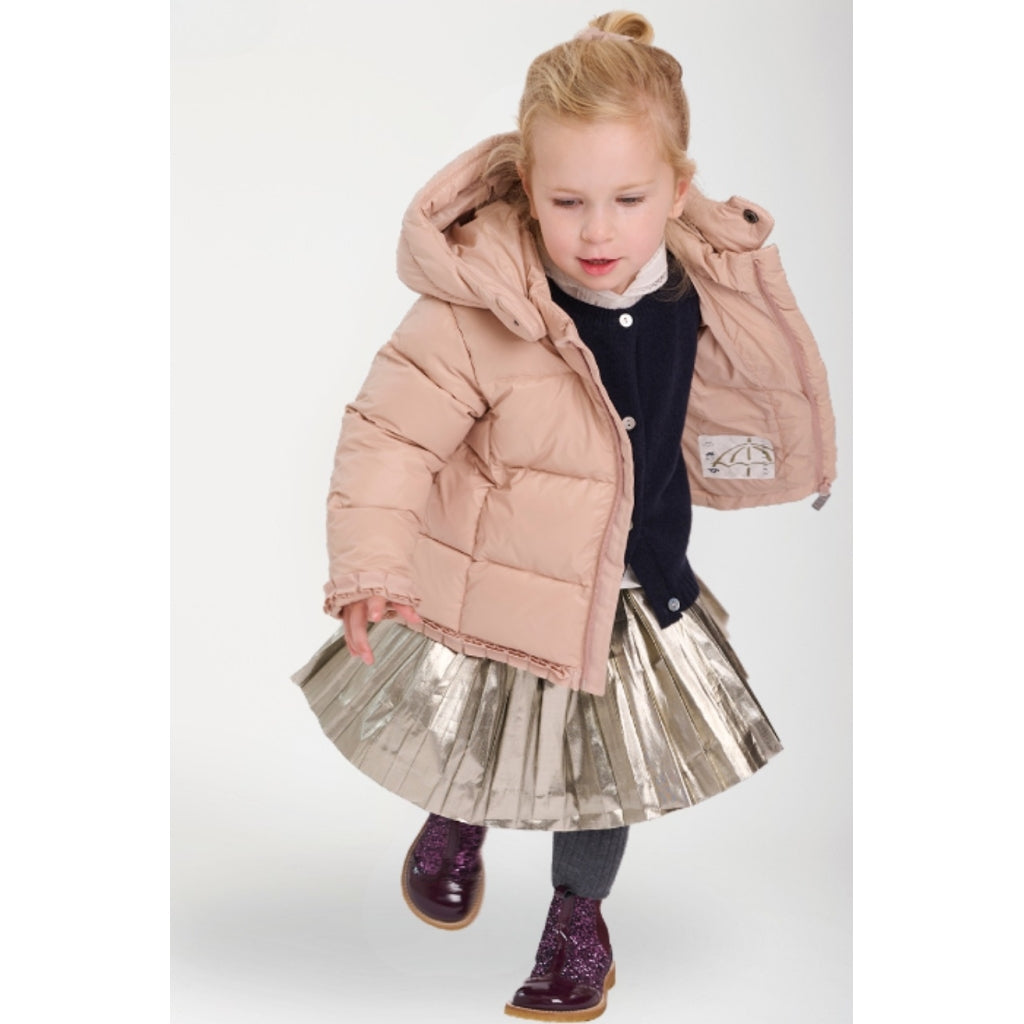 VER de TERRE Babypige dunjakke Dunjakke 415 Mahogany rose