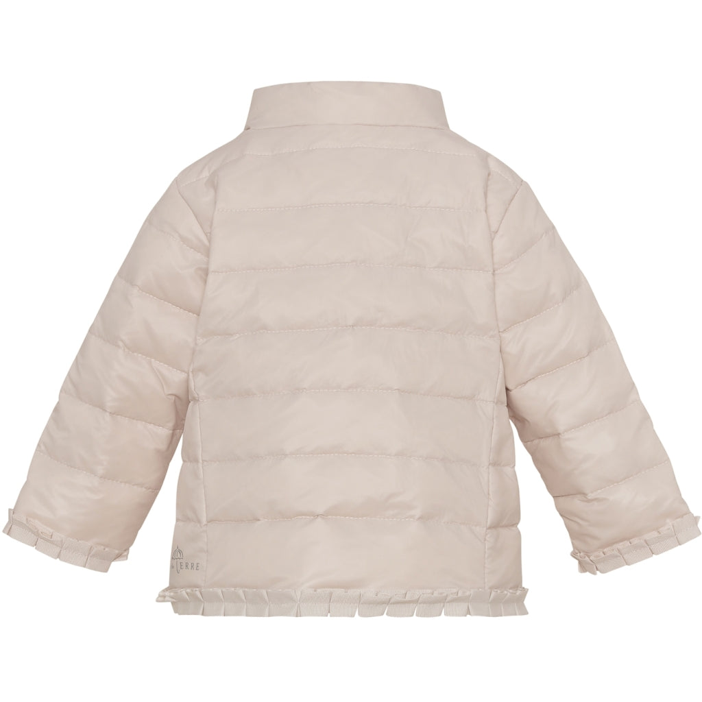 VER de TERRE Babypige overgangsjakke med dun Jakke 405 Rose powder