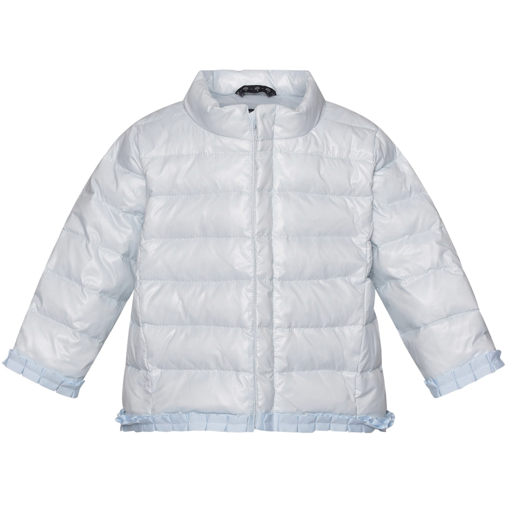 VER de TERRE Babypige overgangsjakke med dun Jakke 698 Baby blue