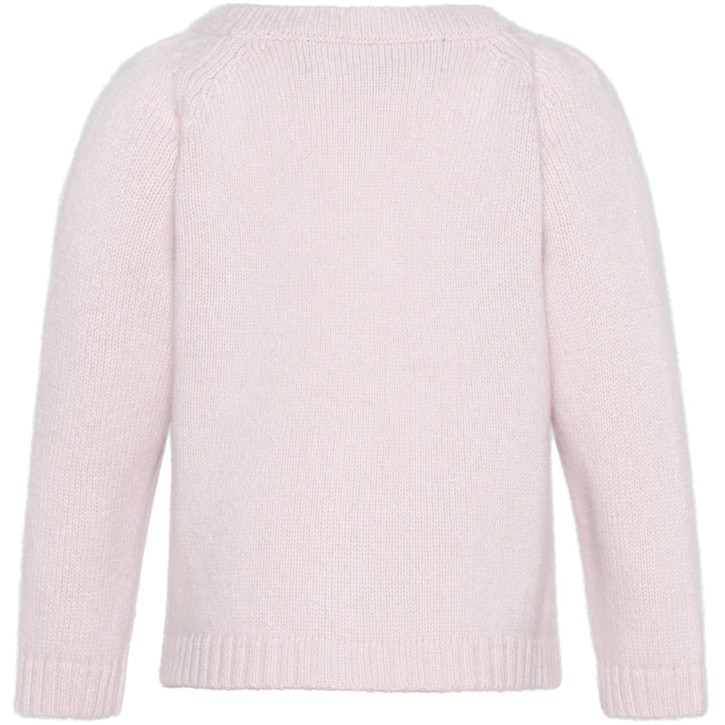 VER de TERRE Cashmere baby cardigan Cashmere 405 Rose powder