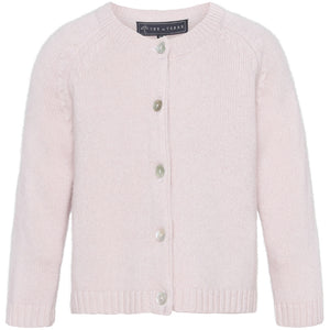VER de TERRE Cashmere baby cardigan Cashmere 405 Rose powder