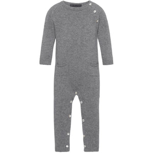 VER de TERRE Cashmere baby dragt Babydragt 060 Grey mélange