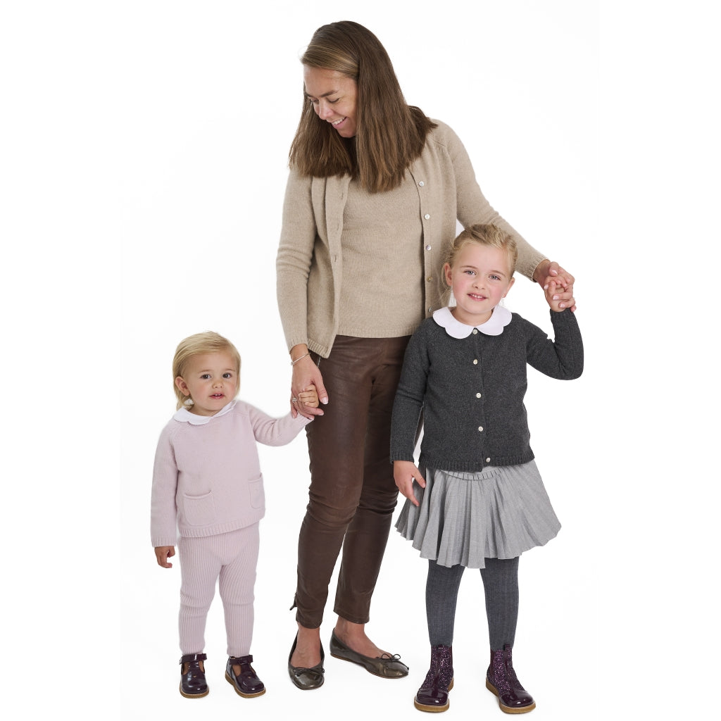 VER de TERRE Cashmere baby leggings Bukser 405 Rose powder