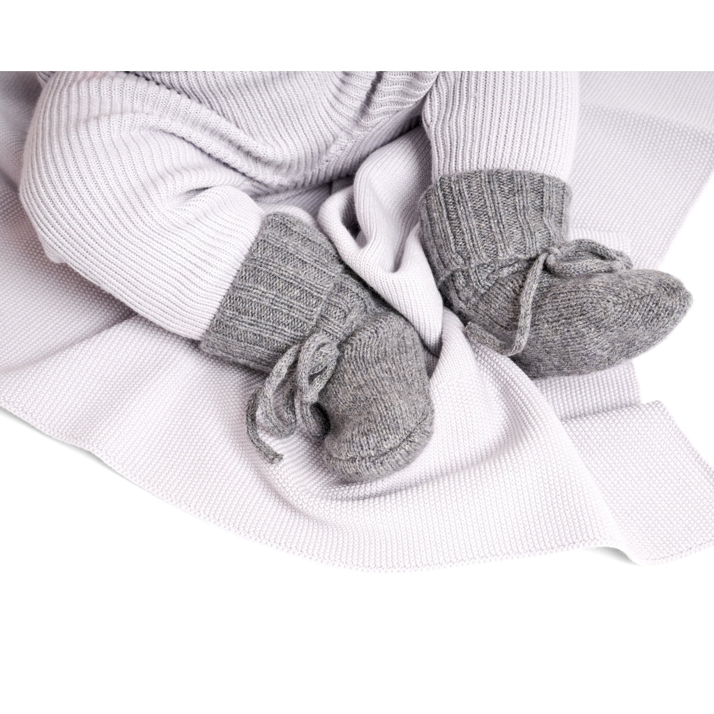 VER de TERRE Cashmere baby sokker Strømper 918 Bear mélange