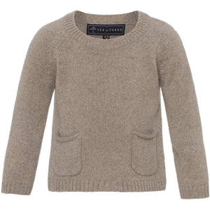 VER de TERRE Cashmere baby sweater Sweater 918 Bear mélange
