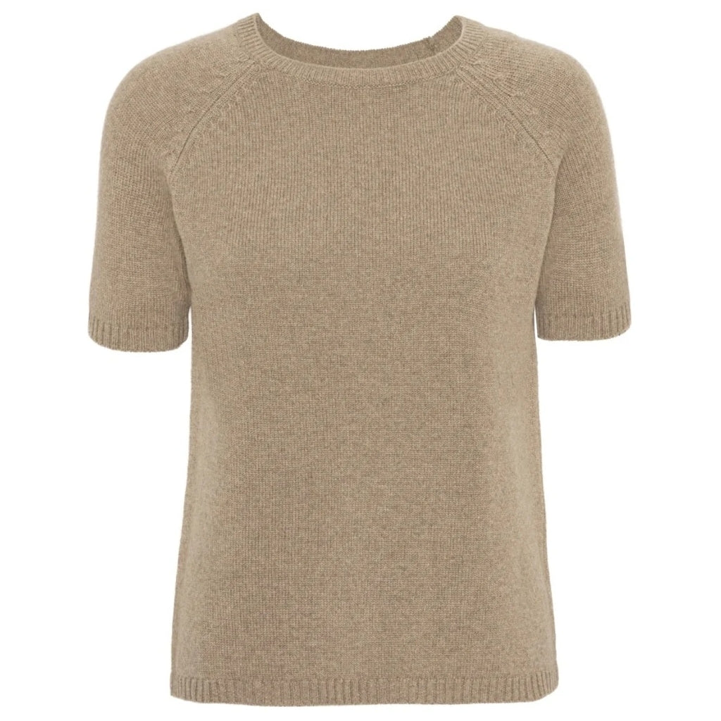 VER de TERRE Cashmere bluse Bluse 936 Desert mélange