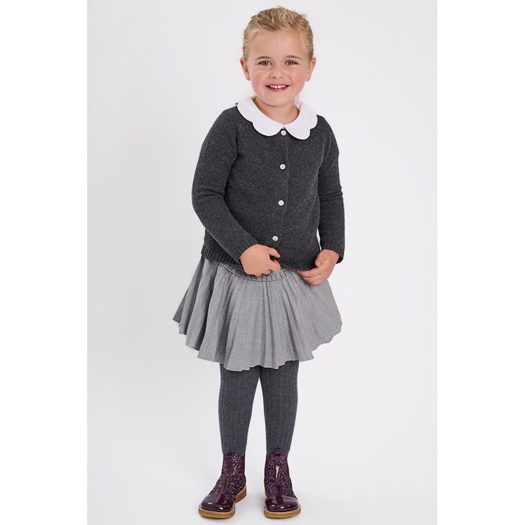 VER de TERRE Cashmere cardigan Cardigan 088 Charcoal mélange