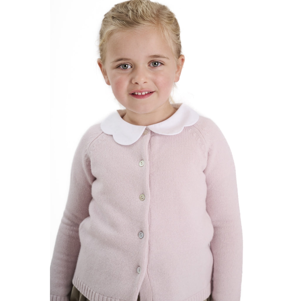 VER de TERRE Cashmere cardigan Cardigan 405 Rose powder