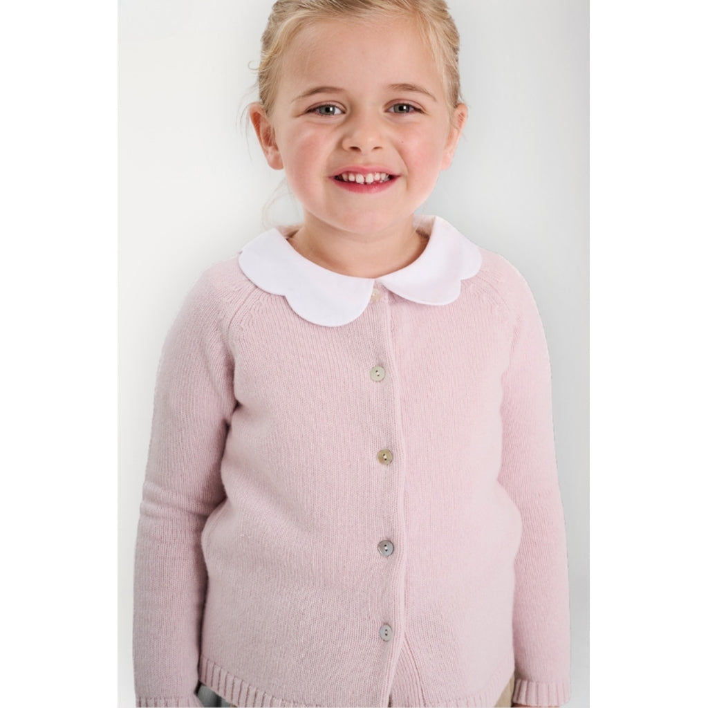 VER de TERRE Cashmere cardigan Cardigan 405 Rose powder