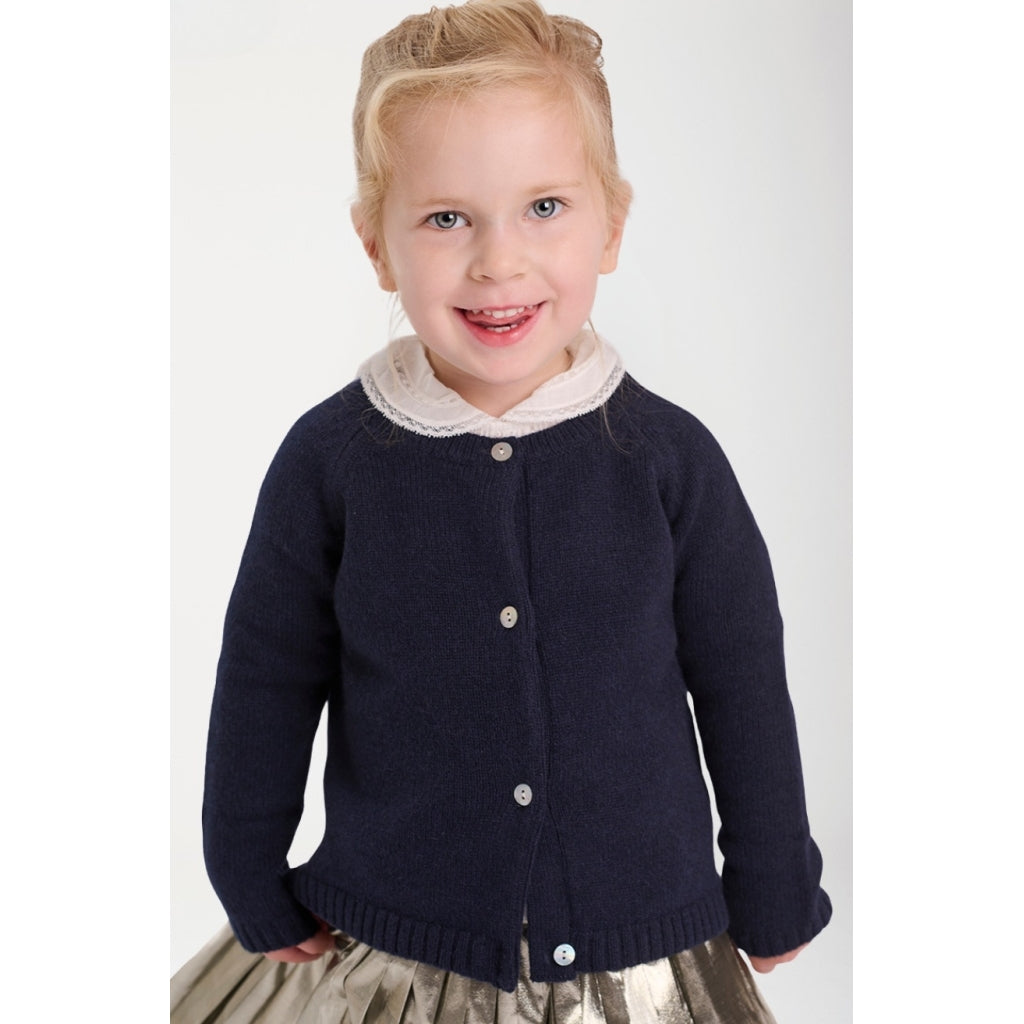 VER de TERRE Cashmere cardigan Cardigan 600 Navy