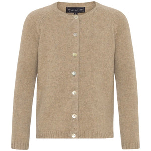VER de TERRE Cashmere cardigan Cardigan 936 Desert mélange