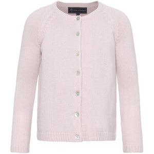 VER de TERRE Cashmere cardigan Cashmere 405 Rose powder