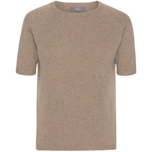 VER de TERRE Cashmere dame bluse Bluse 918 Bear mélange