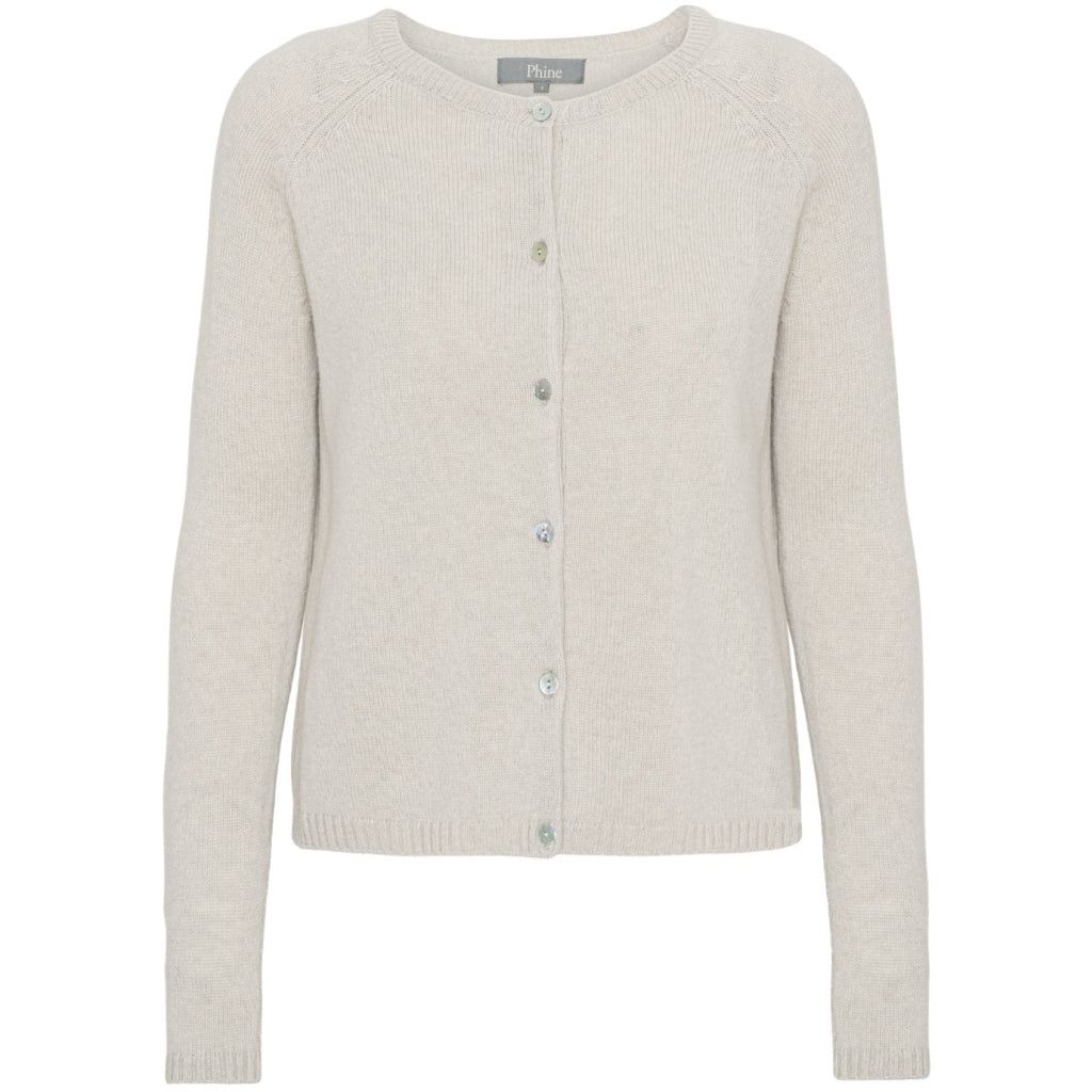 VER de TERRE Cashmere dame cardigan Cardigan 005 Ice mélange