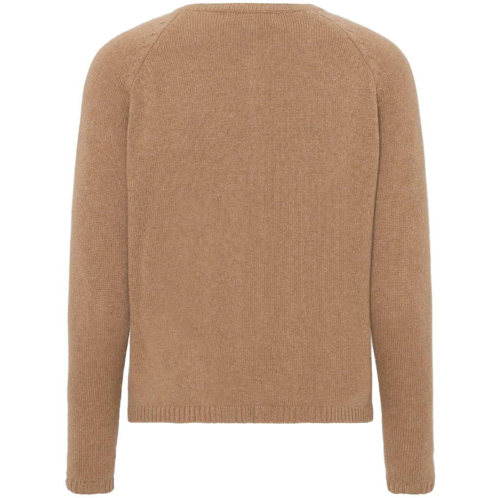 VER de TERRE Cashmere dame cardigan Cardigan 912 Caramel