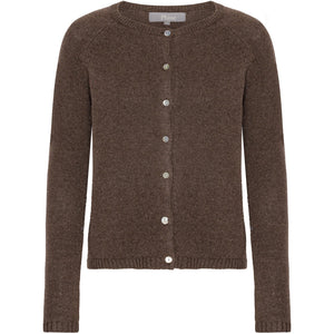 VER de TERRE Cashmere dame cardigan Cashmere 905 Capuccino mélange