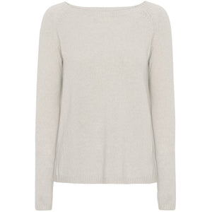 VER de TERRE Cashmere dame sweater Cashmere 005 Ice mélange