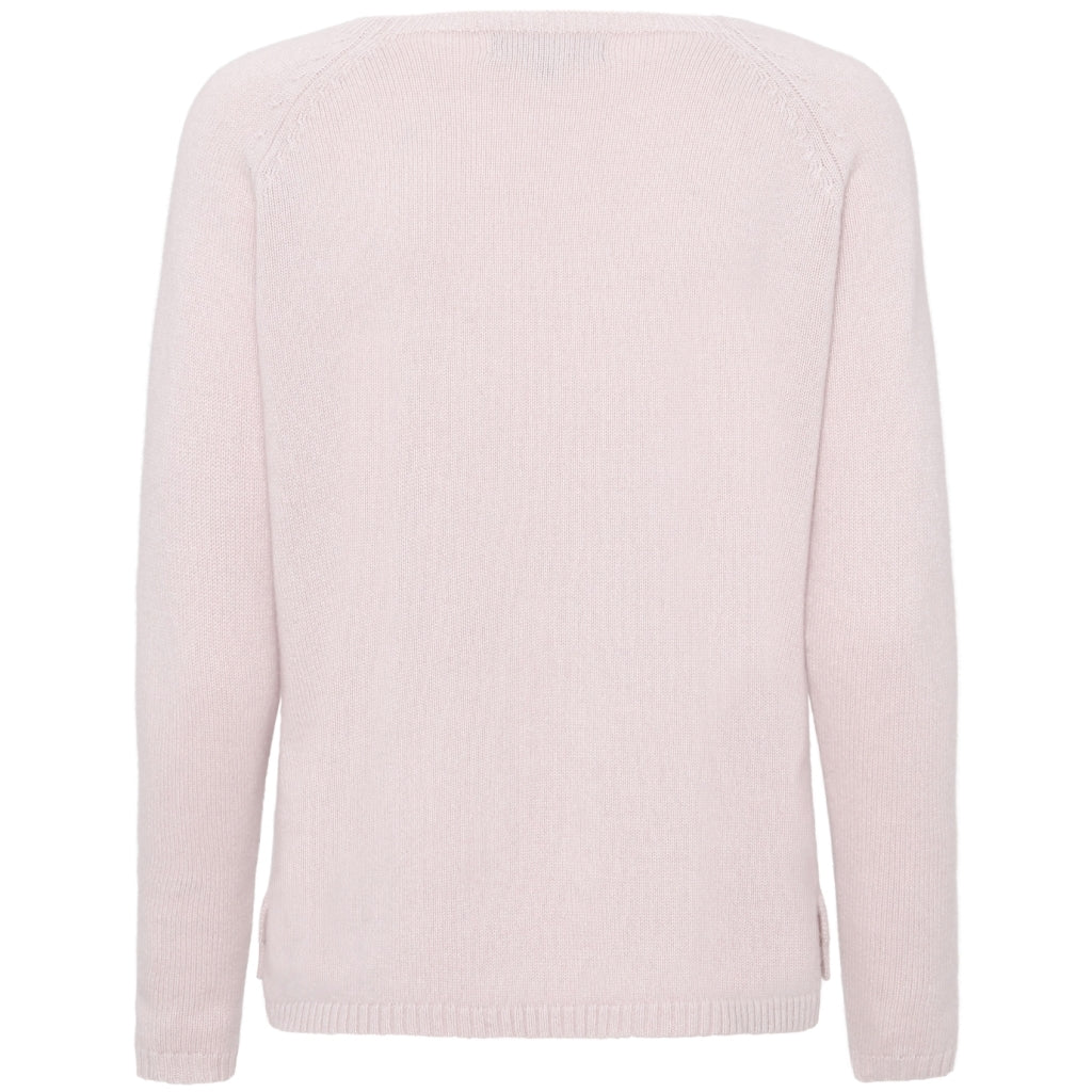 VER de TERRE Cashmere dame sweater Sweater 405 Rose powder
