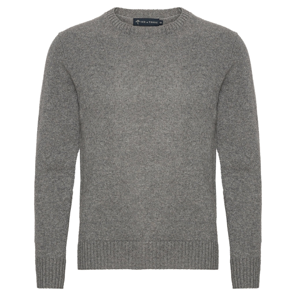 VER de TERRE Cashmere dame sweater Sweater 060 Grey mélange