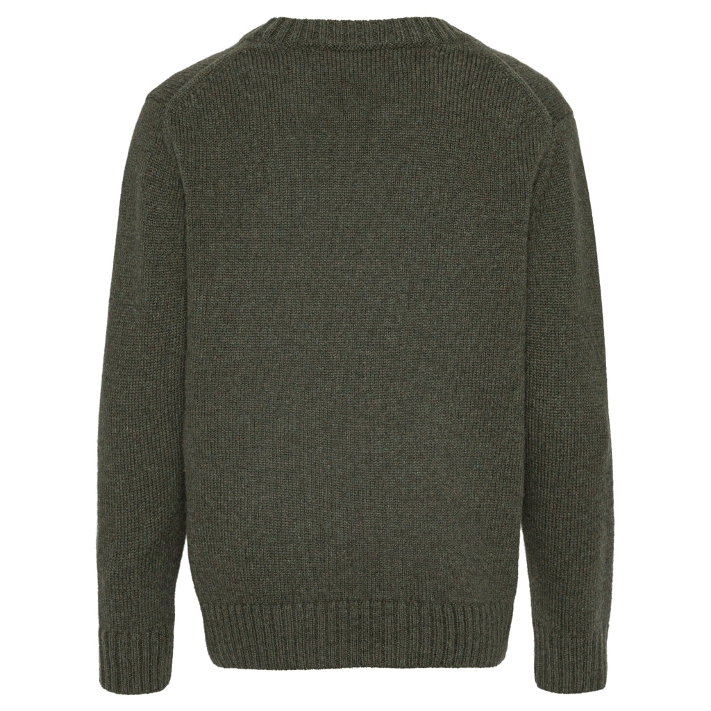 VER de TERRE Cashmere dame sweater Sweater 874 Olive mélange
