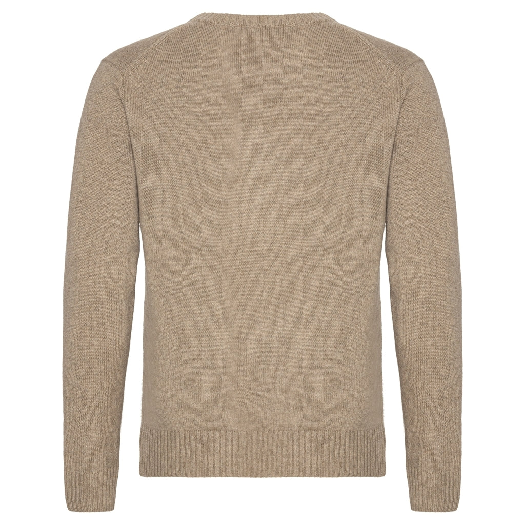 VER de TERRE Cashmere dame sweater Sweater 918 Bear mélange